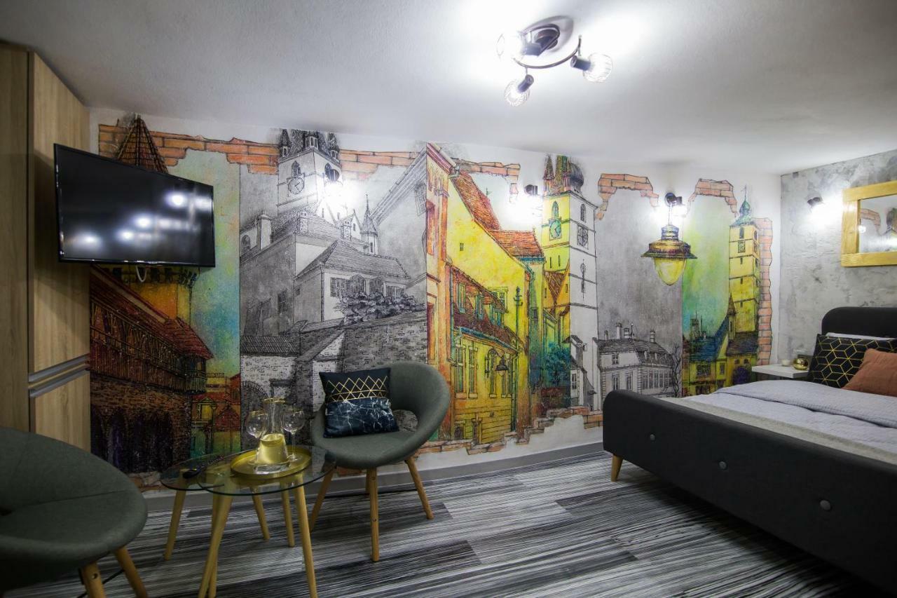 Old Town Studio Apartment Sibiu Exterior photo